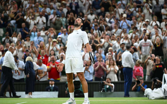 Novak Djokovic in kwartfinale Wimbledon 2026