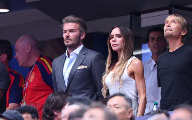 Halve finale WK is een Beckham familie uitje
