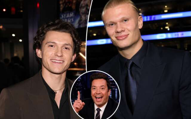 Tom Holland en Erling Haaland eindelijk samen aan diner