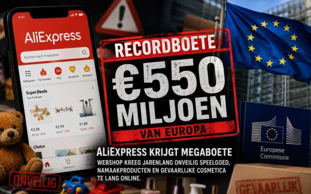 AliExpress krijgt recordboete van €550 miljoen om onveilige producten