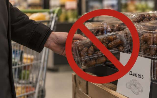 Verkoop dadels uit Israëlische nederzettingen vanaf nu verboden