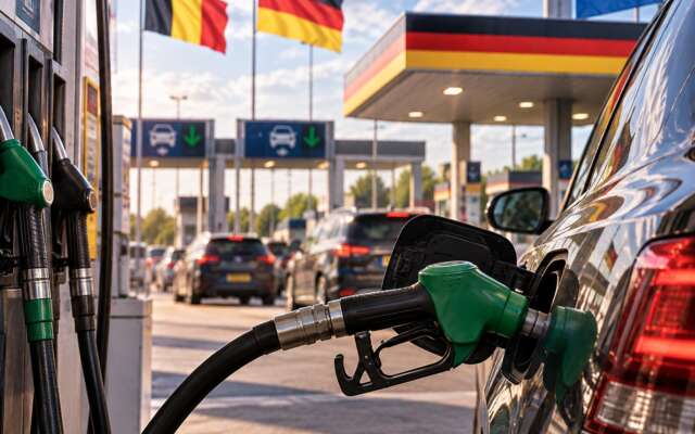 Nederlanders tanken fors meer over grens in België en Duitsland