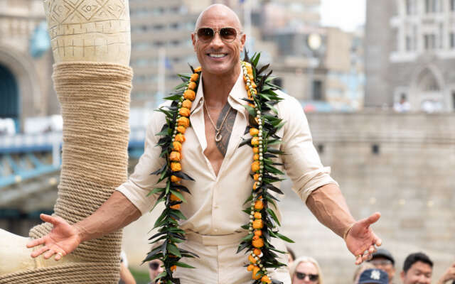 Dwayne Johnson bij lancering Moana Experience in Londen